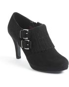 Anne Klein Warrena Suede Ankle Boots - Lyst