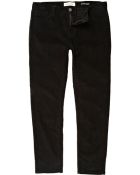 River Island Black Corduroy Stretch Skinny Pants - Lyst