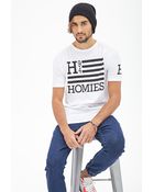 Forever 21 Homies Flag Graphic Tee - Lyst