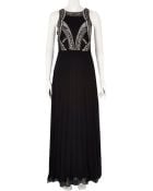 River Island Black Sequin Bodice Maxi Dress - Lyst