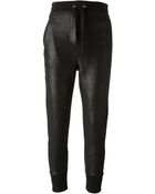 Iro Faux Leather Track Trousers - Lyst