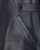 Jaeger Waisted Leather Jacket - Lyst