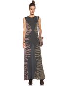 Raquel Allegra Sheer Maxi Cottonblend Dress - Lyst