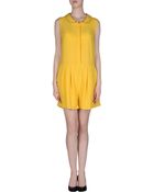 Love Moschino Short Pant Overall - Lyst