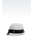 Emporio Armani Cloche Hat in Angora - Lyst