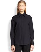 3.1 Phillip Lim Cropped Shadow Shirt - Lyst