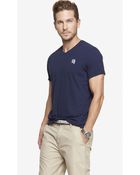 Express Small Lion V-Neck Tee - Lyst