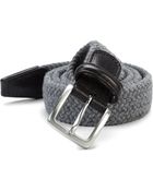 F. Faconnable F Woven Belt - Lyst