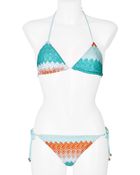 Missoni Mare Knit Triangle Bikini - Lyst