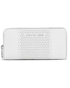 Michael Kors Jet Set Micro-Stud Saffiano Leather Wallet - Lyst