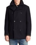 Jack Spade Clermont Wool-Blend Peacoat - Lyst