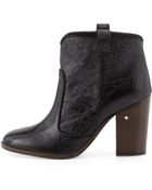 Laurence Dacade Pete Crumpled Patent Ankle Boot - Lyst