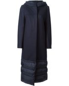 Coast + Weber + Ahaus Padded Hem Hooded Long Coat - Lyst