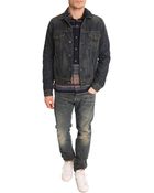 Edwin Buddy Bleached Blue Denim Jacket - Lyst