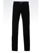 Armani 5-Pocket Trousers In Stretch Cotton - Lyst