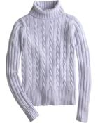 J.Crew Cambridge Cable Chunky Turtleneck Sweater - Lyst