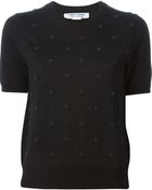Comme Des Garçons Beaded Polka Dots Sweater - Lyst
