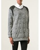 Maison Scotch Leopard Pattern Top - Lyst