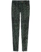 Balmain Leather Pants - Lyst