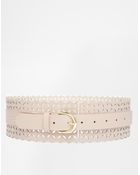 Asos Waist Belt with Laser Cut - Lyst