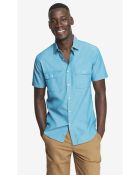 Express Fitted Short Sleeve Shirt - Lyst