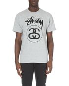 Stussy Link Logo T-Shirt - For Men - Lyst