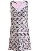 Christopher Kane Petal Cutout Jacquard Dress - Lyst