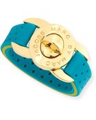 Marc By Marc Jacobs Perf-Ection Rubber Lock Bracelet - Lyst