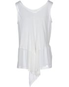 Marithé x François Girbaud Sleeveless Tshirt - Lyst