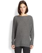 Vince Cashmere Dolman-Sleeved Sweater - Lyst