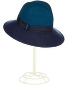 Scala Wide Brim Fedora - Lyst