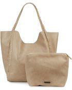 Saks Fifth Avenue Chloe Chain-Trim Tote - Lyst