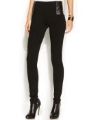 Inc International Concepts Faux-Leather-Trim Straight-Leg Ponte Pants - Lyst