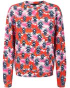 House Of Holland Tropical Dove Sweatshirt - Lyst