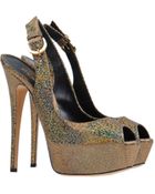Casadei Platform Sandals - Lyst