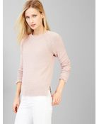 Gap Moss-Stitch Raglan Sweater - Lyst