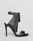 Pour La Victoire Open Toe Ankle Strap Platform Sandals - Venga High Heel - Lyst