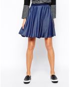 BOSS Orange Mini Skater Skirt - Lyst