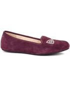 Ugg Australia Alloway Crystal Bow Suede Flats - Lyst