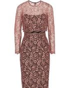Lela Rose Lace Dress - Lyst