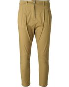 Erika Cavallini Semi Couture Cropped Trousers - Lyst