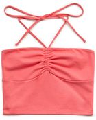 Forever 21 Ruched Halter Top - Lyst