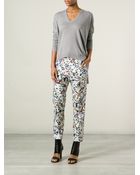 Jil Sander Tapered Trousers - Lyst
