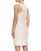 Catherine Malandrino Crocodile Jacquard Wrap Dress - Lyst