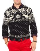 Ralph Lauren Polo Reindeer Crewneck Sweater - Lyst