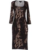 Just Cavalli Short Dress - Lyst