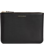 Comme Des Garçons Luxury Leather Large Zip Pouch - Lyst