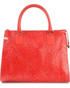 Etro Embossed Paisley Pattern Tote - Lyst