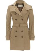 Burberry Brit Wool Trench Coat - Lyst