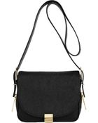 Ted Baker Mazeful Ponyskin Crossbody Bag Black - Lyst